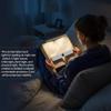 AYEXNSA Smart Led Reading Light, Book Light, Eye Protection Lights, Rechargeable Flat Reading Lights, Transparent Doodleable Timerable Dimmable Panel Plate Lamp for Night Reading (Pink) view 2