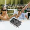 Gugxiom Stereo Cassette Player with Built in Speaker, Transparent Tape to MP3 Converter via USB, Clear Sound Dual Channel Digitizer, Compact Retro Audio Device with Earphones view 2