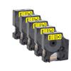 5pcs 10pcs D1 12mm Tape 45013 45010 45016 45018 Black On White Label Compatible with LabelManager 160 280 Printer for Part Number 45013(5PK Black on Yellow) view 1
