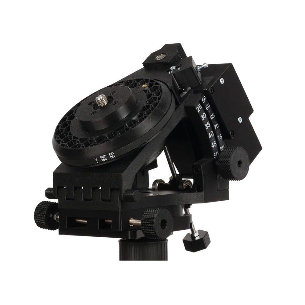 XMalNexity OGST Single-Axis Automatic Tracking Equatorial Mount with APP Control, Sky Tracking Mount for Astrophotography, Travel, Outdoor, 4kg Payload Capacity