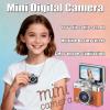 1.47" LCD Flip Screen Retro Keychain Camera, 32GB Card, Built-in Flash & Strap, Portable Camera for Travel, Concerts, Students view 2