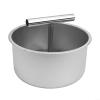 Stainless Steel Meatball Maker, 6 and 12 Hole Kitchen Meat Extruder with Uniform Meatball Shaper, Ergonomic Handle Multi Purpose Food Tool for Meat, Vegetable, Rice Balls(12 Holes) view 4