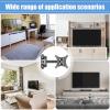 Adjustable TV Wall Mount - Full Motion TV Mount Cold Rolled Steel, Full Motion Articulating Arms Swivel Tilt Extension Rotation Bracket for Led, LCD, Universal Telescopic Bracket view 4