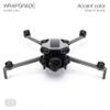WRAPGRADE Partial Wraps Compatible with DJI Mini 5 Pro Accent Color (Stealth Black) view 2