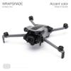 WRAPGRADE Partial Wraps Compatible with DJI Mini 5 Pro Accent Color (Stealth Black) view 3
