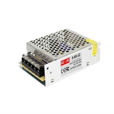 12V 5A Switch Power Supply 60W Power Supply Transformer Switch 220 110 AC to 12V DC for for LED Strips CCTV