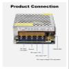 12V 5A Switch Power Supply 60W Power Supply Transformer Switch 220 110 AC to 12V DC for for LED Strips CCTV view 4