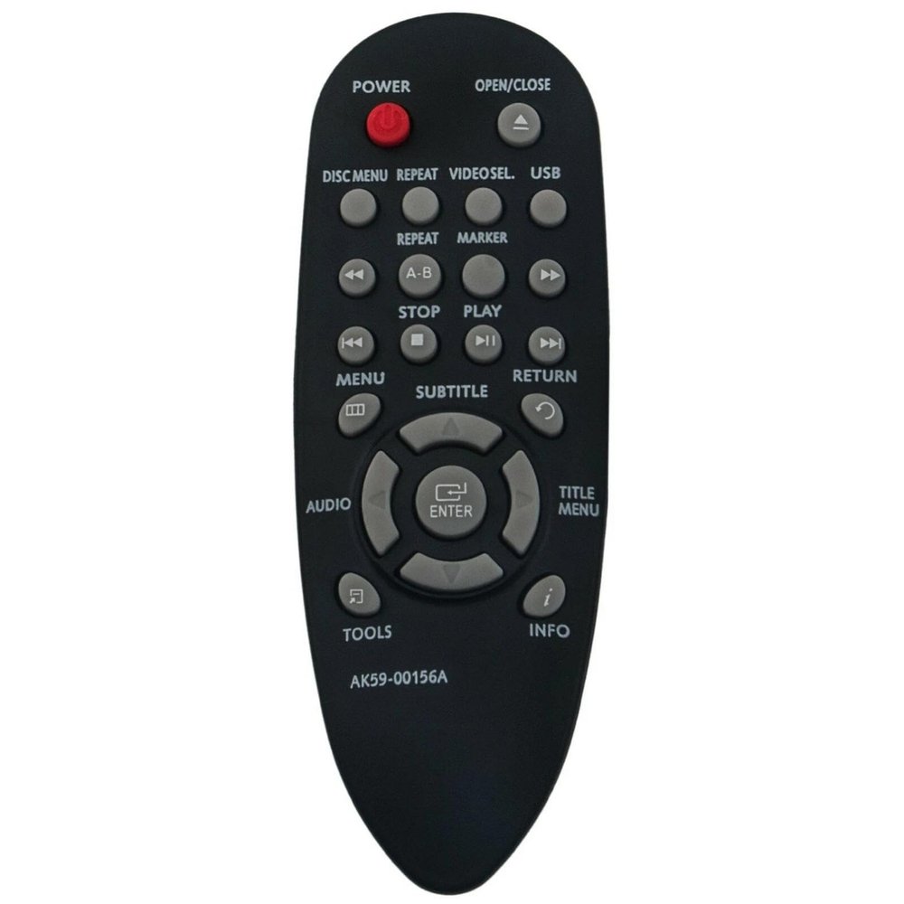 AK59-00156A Replacement Remote Control for Samsung DVD Player in Living Rooms or Rooms, No programming or pairing needed, Replace Remote Compatible Models DVD-E360 DVD-E360K DVD-E350 DVD-E370 DVD-E365