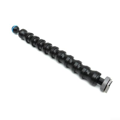 Flexible Underwater Camera Light Arm for Ball Head and Hot Shoe, SS316 Stainless Steel and PP Plastic, 4/6/8/10 Joint Scuba Diving Photography Mount(10 Joints)