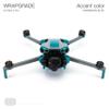 WRAPGRADE Partial Wraps Compatible with DJI Mini 5 Pro Accent Color (Caribbean Blue) view 2
