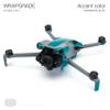 WRAPGRADE Partial Wraps Compatible with DJI Mini 5 Pro Accent Color (Caribbean Blue) view 3