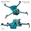 WRAPGRADE Partial Wraps Compatible with DJI Mini 5 Pro Accent Color (Caribbean Blue) view 4
