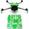 WRAPGRADE Partial Wraps Compatible with DJI Mini 5 Pro Accent Color (Neon Green) view 1