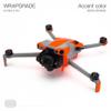 WRAPGRADE Partial Wraps Compatible with DJI Mini 5 Pro Accent Color (Neon Orange) view 3