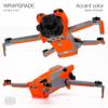 WRAPGRADE Partial Wraps Compatible with DJI Mini 5 Pro Accent Color (Neon Orange) view 4
