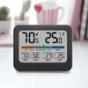 Digital Thermometer Hygrometer with Yellow Backlit Display, Accurate Room Temperature Humidity for Monitor, Indoor Weather Station with Touch Function, Magnet Adsorption, for Home Use(White) view 2