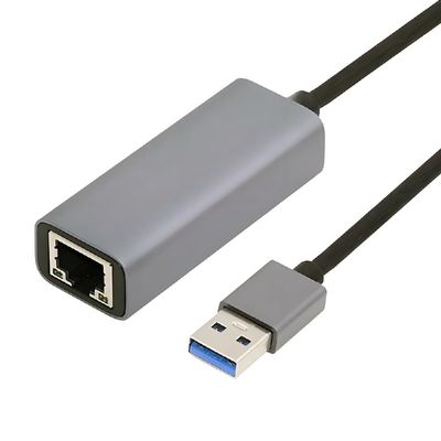 Cablecc RJ45 2.5Gbps 2500Mbps to Type-A USB3.0 GBE 1000Mbps Gigabit Ethernet Network LAN Cable Adapter for Desktop Motherboard