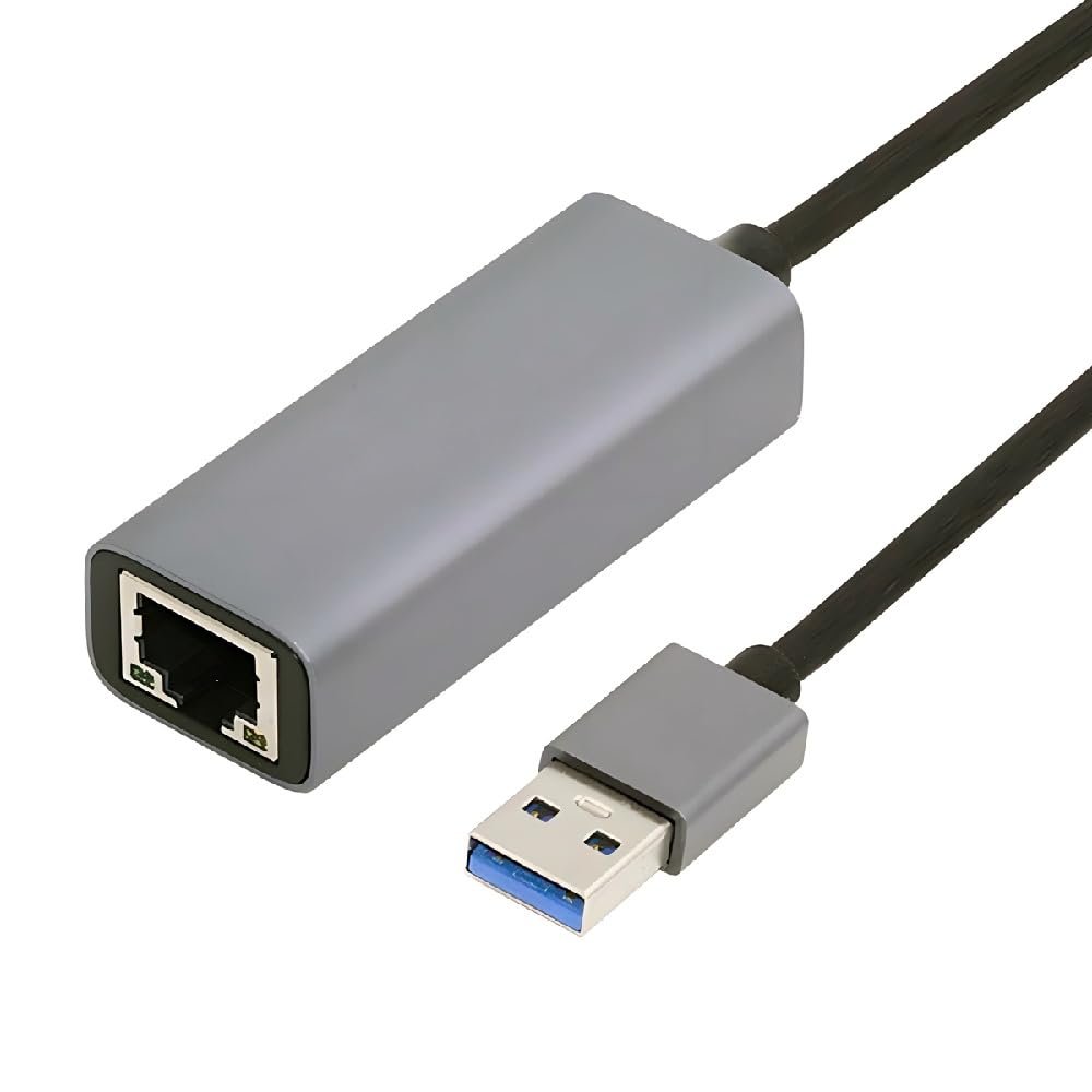 Cablecc RJ45 2.5Gbps 2500Mbps to Type-A USB3.0 GBE 1000Mbps Gigabit Ethernet Network LAN Cable Adapter for Desktop Motherboard