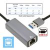 Cablecc RJ45 2.5Gbps 2500Mbps to Type-A USB3.0 GBE 1000Mbps Gigabit Ethernet Network LAN Cable Adapter for Desktop Motherboard view 2