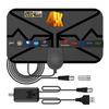 Digital Antenna 4K TV Antenna, Amplified HD Long 250+ Miles Range, Signal Booster Coax Cable, Support 4K 1080p HD Indoor HDTV, Antenna for Smart TV view 1