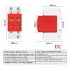 SPD DC 500V 800V 1000V 2P 20~40KA Lightning Surge Protector/Surge Arrester/Low-Voltage Bipolar Photovoltaic(DC 500V) view 2