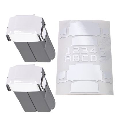 WRAPGRADE Skin Stickers Compatible with DJI Mini 5 Pro's Two Batteries (Racing White)