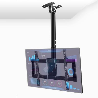 LIUZQWAED Motion 360 Rotation Tilting Ceiling TV Mount Stand1.2-1.6m Height Adjustment Screen DisplayFits 39-90inch TVs, with Loading 176 Lbs