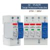 2P 4P AC Surge Protector 1P+N-PE 20KA 40AK 50KA T1 T2 275V 385V Surge Protector Low Voltage Surge Arrester EASPD-E(2P,385V) view 2