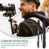 MUCKLILY Portable Extendable Camera Monopod Pole for DSLR Video Camcorders Lightweight Compact Photography Accessory for Travel and Outdoor Use view 4