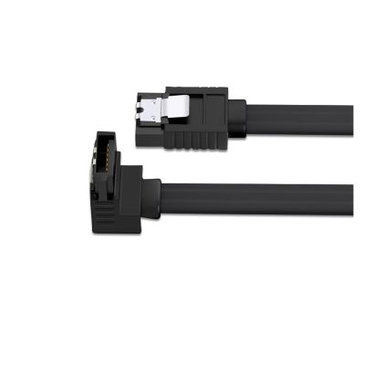 Data Cable Connection Conversion Cable SATA3 Solid State Drive Mechanical Hard Drive Optical Drive Serial Port Cable 6Gb/s Extension Cable(3.0 Black 50CM)