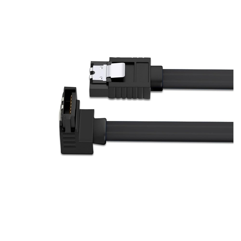Data Cable Connection Conversion Cable SATA3 Solid State Drive Mechanical Hard Drive Optical Drive Serial Port Cable 6Gb/s Extension Cable(3.0 Black 50CM)