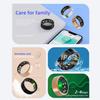 SIERDE Smart Ring for Women & Men, Fitness Tracker with Heart Rate, Blood Oxygen, Blood Pressure, Sleep Monitoring, Step Counting, IP68 Waterproof for iPhone and Android Silver 13 view 2