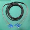 150m Single Mode Fiber Optic Patch Cord Outdoor Jumper Cable (4 cores LC-LC OM2) view 2