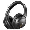 1Mii Y8+ Hybrid Active Noise Cancelling Headphones, 100H Ultra Playtime, Bluetooth 6.0 Over Ear, Wireless Hi-Res Audio & Deep Bass, Comfort for Travel & Home Office, AI Chat & Custom EQ via APP, Black view 1