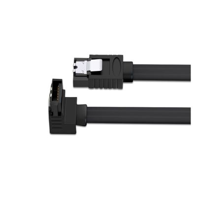 Data Cable Connection Conversion Cable SATA3 Solid State Drive Mechanical Hard Drive Optical Drive Serial Port Cable 6Gb/s Extension Cable(Black 80CM)