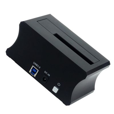 Toddmomy Hard Drive Docking Station Full Metal Enclosure for Hard Disk Drive SSD with External Power Supply US Plug Installation Fast Data Transfer and Reliable Backup