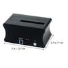 Toddmomy Hard Drive Docking Station Full Metal Enclosure for Hard Disk Drive SSD with External Power Supply US Plug Installation Fast Data Transfer and Reliable Backup view 2