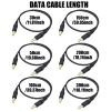 30cm to 3.0m DC5.5x2.5mm Power Cord Charging Cable Male to Male Connector Adapter Wire for LED Light Routers and More Power Adapter Line view 3