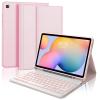 Backlit Keyboard Case for Samsung Galaxy Tab S6 Lite 10.4 Inch 2024/2022/2020, Galaxy Tablet Case with Backlight Keypad for S6Lite, Detachable Key Board with Pen Holder for Samsung Tab 10.4'', Pink view 1