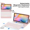 Backlit Keyboard Case for Samsung Galaxy Tab S6 Lite 10.4 Inch 2024/2022/2020, Galaxy Tablet Case with Backlight Keypad for S6Lite, Detachable Key Board with Pen Holder for Samsung Tab 10.4'', Pink view 4