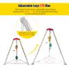 Portable Foldable Confined Space Tripod Kit - 7ft Aluminum Rescue Tripod with Fall Protection, Emergency Rescue Equipment for Construction & Industrial Applications,1800lbs view 4