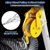 Adjustable Tripod Kit for Confined Spaces, 2800LBS Capacity Aluminum Winch for Firefighting & Rescue, Ideal for High Places, Cliffs, and Narrow Areas view 3
