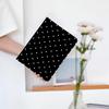 BlHMCASE Cute White Polka Dot for iPad Pro 11 Inch Case (M5/M4) 2025/2024 with Pencil Holder, Auto Sleep/Wake and Multiple Viewing Angles, Black Leather Soft TPU Back Cover view 2