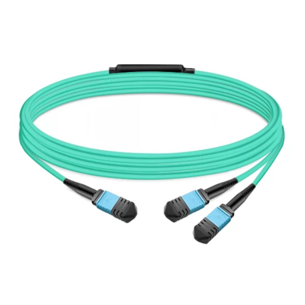 Gvdlink NMFP7E20 Optical Multimode Splitter Fiber Cable 3m (10ft) MPO12 to 2xMPO12 LSZH OM4 for NMFP7E20-N003 (10, feet)