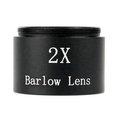 2X Barlow Lens Optical Lens Broadband for Telescope Eyepiece 1.25'' Port M28.6x0.6 M30x1 Thread Astronomical Telescope Part(M30x1 Coarse)