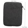 BESPORTBLE Ultra-Thin E-Reader Cover for Paperwhite Lightweight Space Cotton Protective Case with Storage Pocket for Phone and Earphones Canvas Sleeve for E-Book Readers view 2