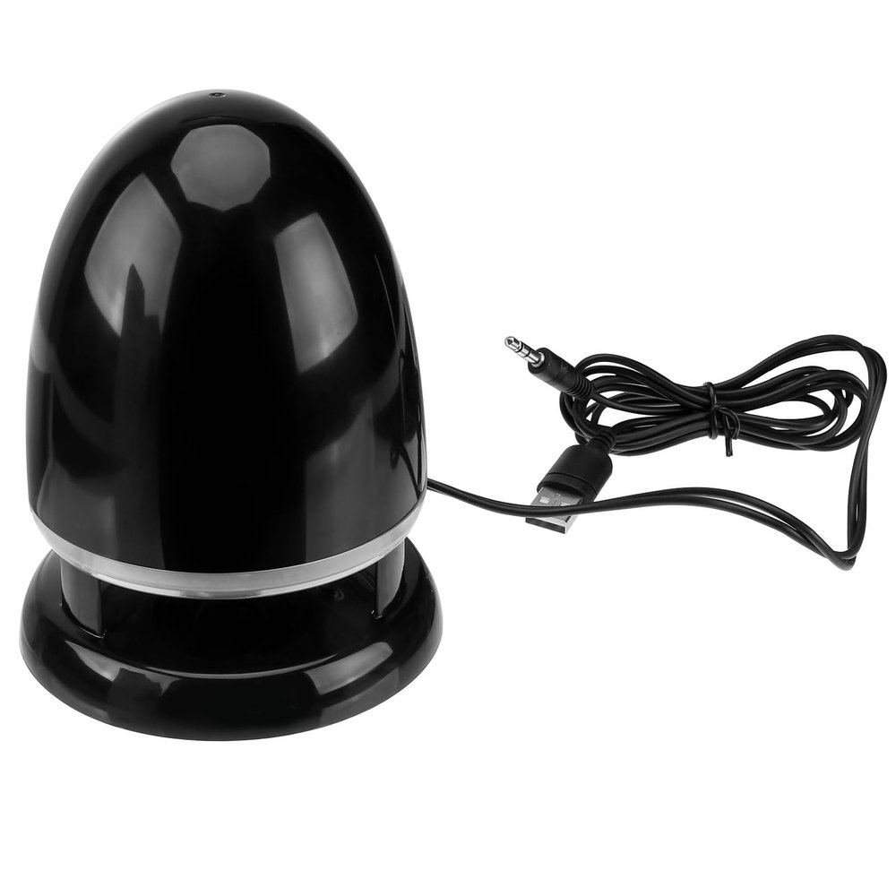 HONMEET USB Powered Mini Plug-in Speaker with Audio Input Compact Loudspeaker Box with Colorful LED Light Compatible for Laptop Phone Tablet Portable Multimedia Audio System with Deep Bass