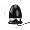 HONMEET USB Powered Mini Plug-in Speaker with Audio Input Compact Loudspeaker Box with Colorful LED Light Compatible for Laptop Phone Tablet Portable Multimedia Audio System with Deep Bass view 2