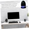 HONMEET USB Powered Mini Plug-in Speaker with Audio Input Compact Loudspeaker Box with Colorful LED Light Compatible for Laptop Phone Tablet Portable Multimedia Audio System with Deep Bass view 3