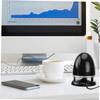 HONMEET USB Powered Mini Plug-in Speaker with Audio Input Compact Loudspeaker Box with Colorful LED Light Compatible for Laptop Phone Tablet Portable Multimedia Audio System with Deep Bass view 4